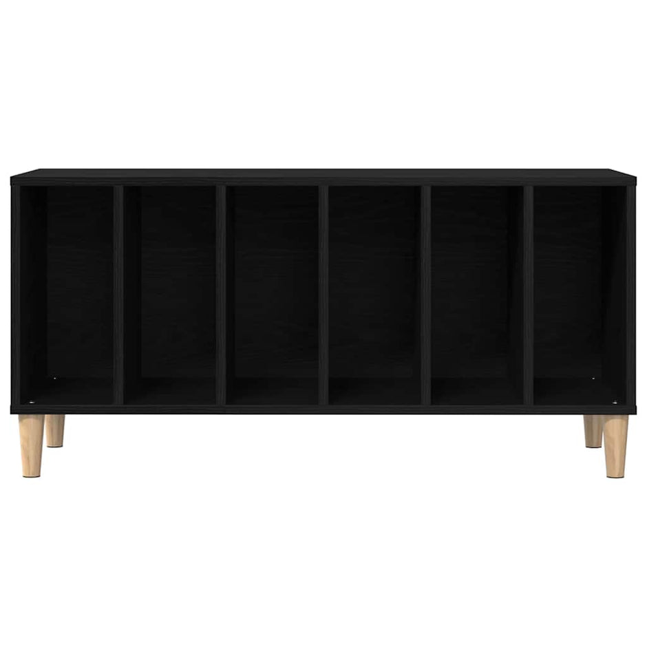 Platenkast Met Plank 100 X 38 X 48 Cm Bewerkt Hout
