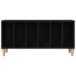 Platenkast Met Plank 100 X 38 X 48 Cm Bewerkt Hout