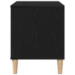 Platenkast Met Plank 100 X 38 X 48 Cm Bewerkt Hout
