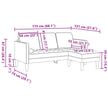 Bankstel 2 St Polyester