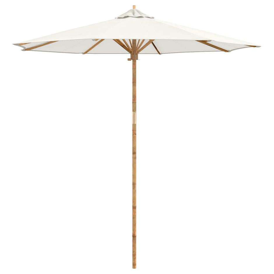 Tuinparasol Ø 240 X 260 Cm Bamboe Rond
