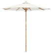 Tuinparasol Ø 240 X 260 Cm Bamboe Rond