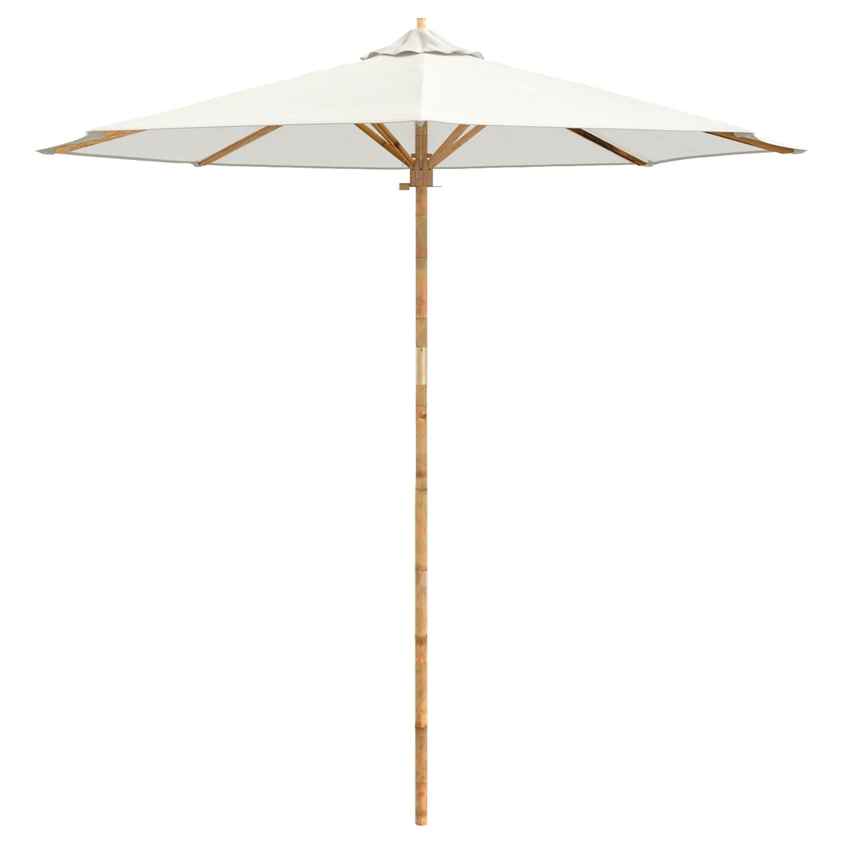Tuinparasol Ø 240 X 260 Cm Bamboe Rond