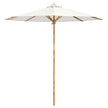 Tuinparasol Ø 240 X 260 Cm Bamboe Rond