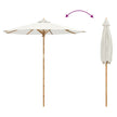 Tuinparasol Ø 240 X 260 Cm Bamboe Rond