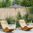 Tuinparasol Ø 240 X 260 Cm Bamboe Rond