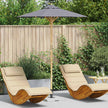 Tuinparasol Ø 240 X 260 Cm Bamboe Rond