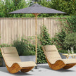 Tuinparasol Ø 240 X 260 Cm Bamboe Rond