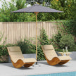 Tuinparasol Ø 240 X 260 Cm Bamboe Rond