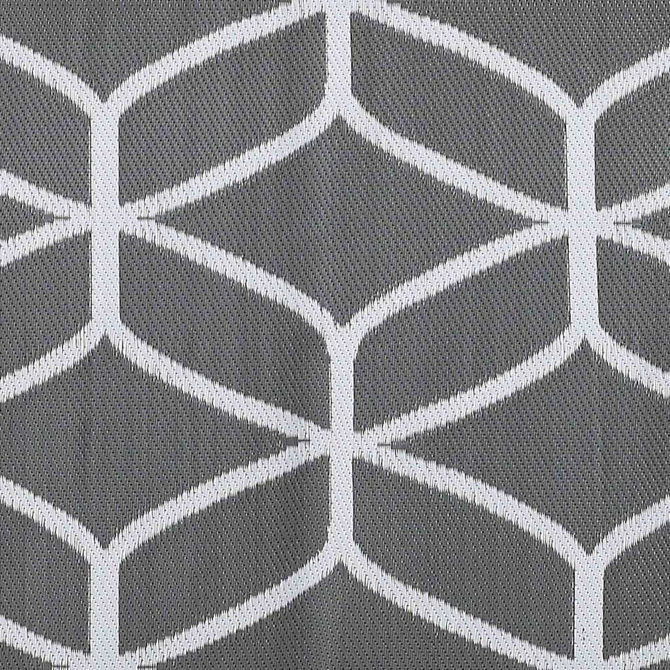 Buitentapijt Arakil Grijs En Wit 400 X 250 Cm 50% Polypropyleen
