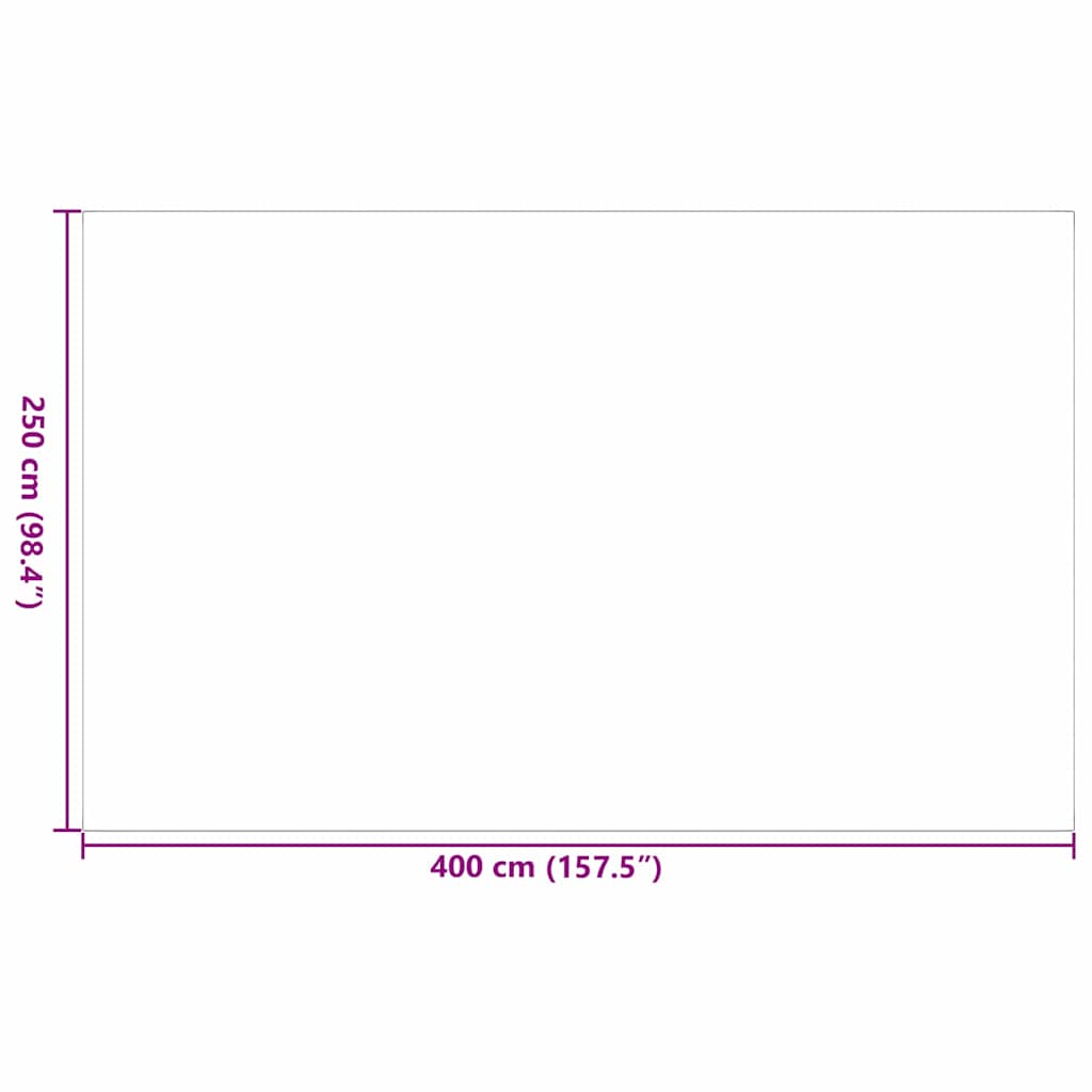 Buitentapijt Arakil Grijs En Wit 400 X 250 Cm 50% Polypropyleen