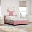 Boxspring Bed Met Hoofdeinde 200 X 140 Cm Fluweel