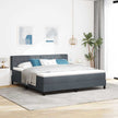 Boxspring Bed Met Hoofdeinde 200 X 140 Cm Fluweel