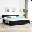 Boxspring Bed Met Hoofdeinde 200 X 140 Cm Fluweel
