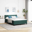 Boxspring Bed Met Hoofdeinde 200 X 140 Cm Fluweel