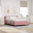 Boxspring Bed Met Hoofdeinde 200 X 140 Cm Fluweel