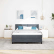 Boxspring Bed Met Hoofdeinde 200 X 140 Cm Fluweel