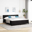 Boxspring Bed Met Hoofdeinde 200 X 140 Cm Fluweel