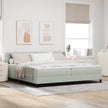 Boxspring Bed Met Hoofdeinde 200 X 140 Cm Fluweel