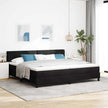 Boxspring Bed Met Hoofdeinde 200 X 140 Cm Fluweel