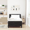 Boxspring Bed Met Hoofdeinde 200 X 140 Cm Fluweel