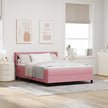Boxspring Bed Met Hoofdeinde 200 X 140 Cm Fluweel