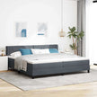 Boxspring Bed Met Hoofdeinde 200 X 140 Cm Fluweel