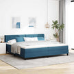 Boxspring Bed Met Hoofdeinde 200 X 140 Cm Fluweel