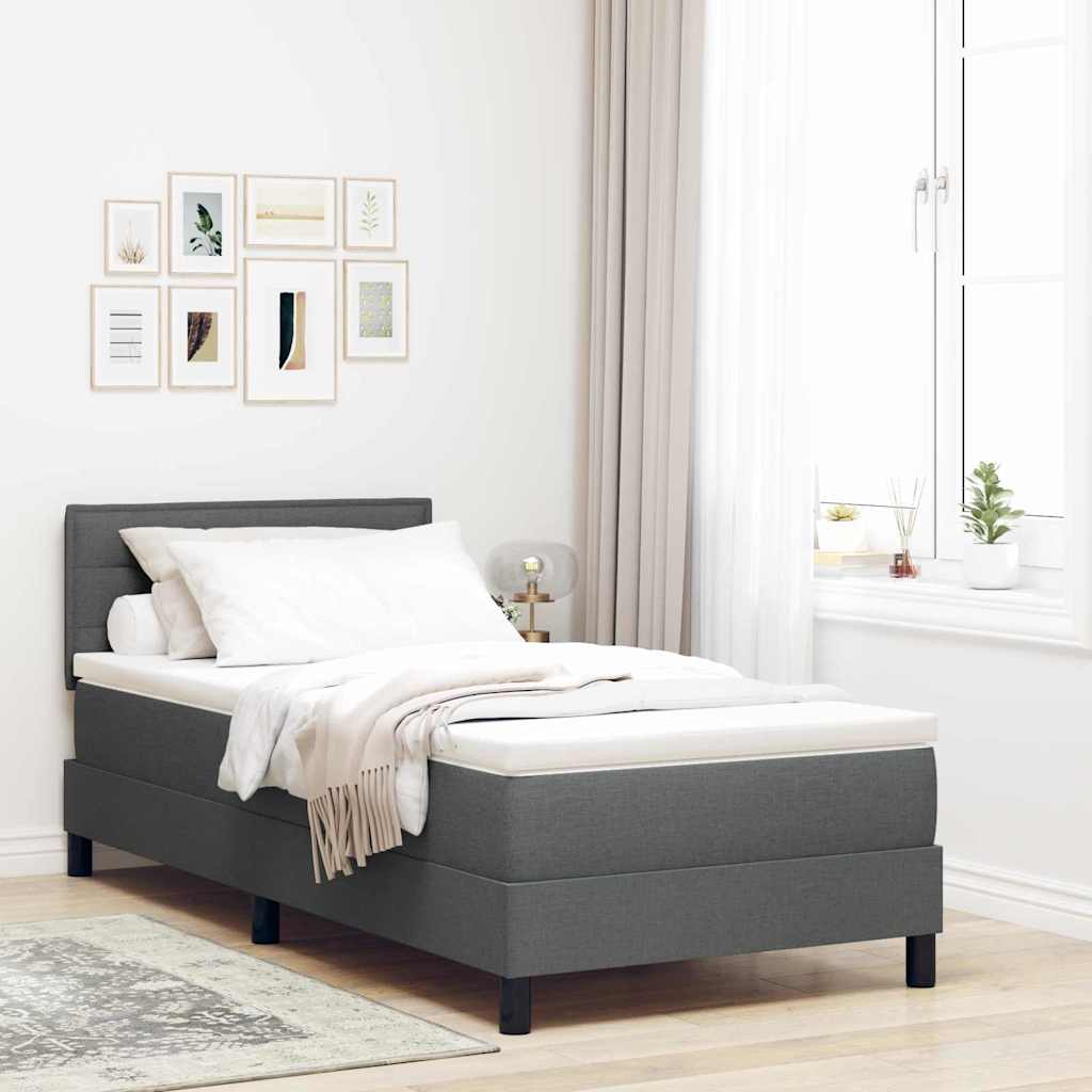 Boxspring Bed Met Led-Stripverlichting Stof