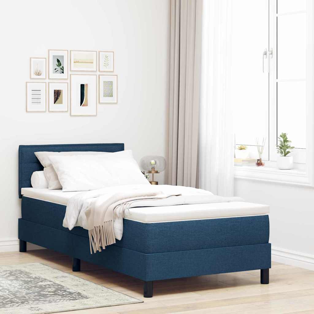 Boxspring Bed Met Led-Stripverlichting Stof