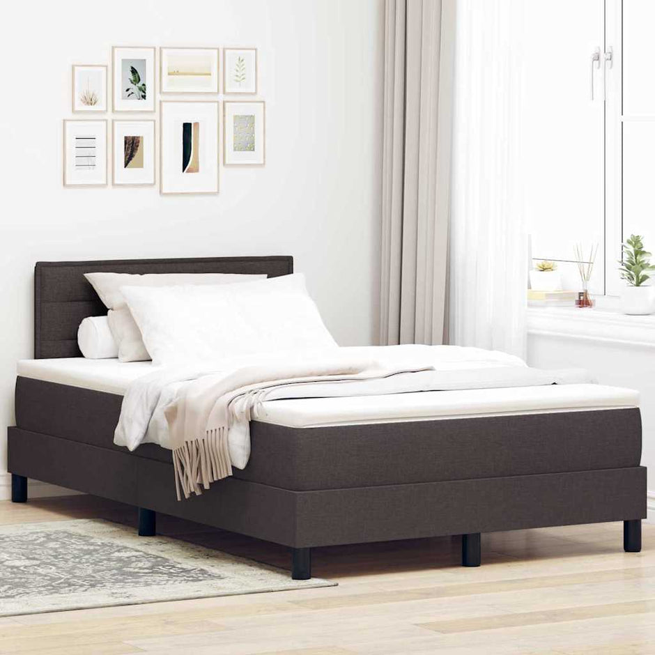 Boxspring Bed Met Led-Stripverlichting Stof