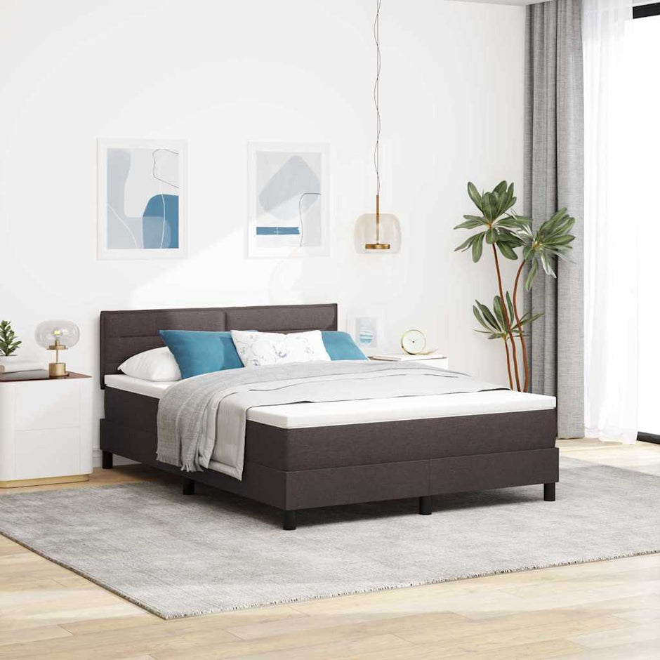 Boxspring Bed Met Led-Stripverlichting Stof