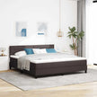 Boxspring Bed Met Led-Stripverlichting Stof