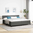 Boxspring Bed Met Led-Stripverlichting Stof