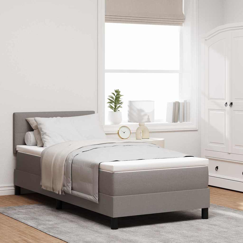 Boxspring Bed Met Led-Stripverlichting Stof