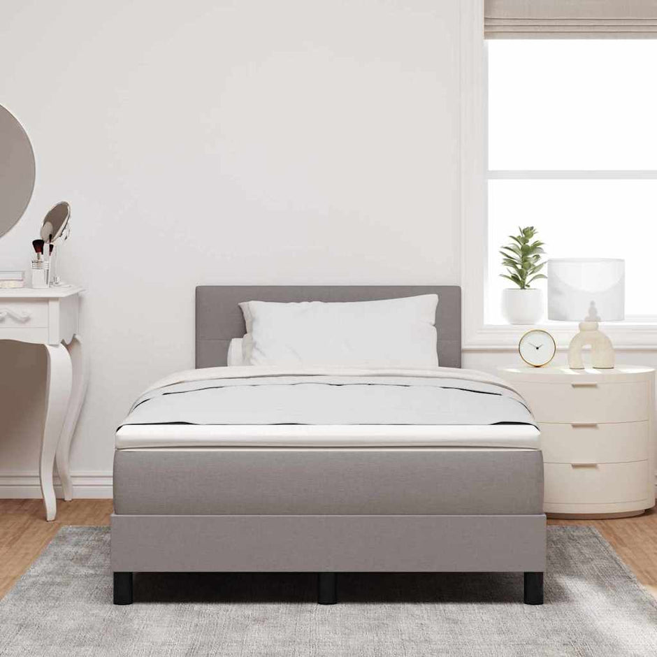 Boxspring Bed Met Led-Stripverlichting Stof
