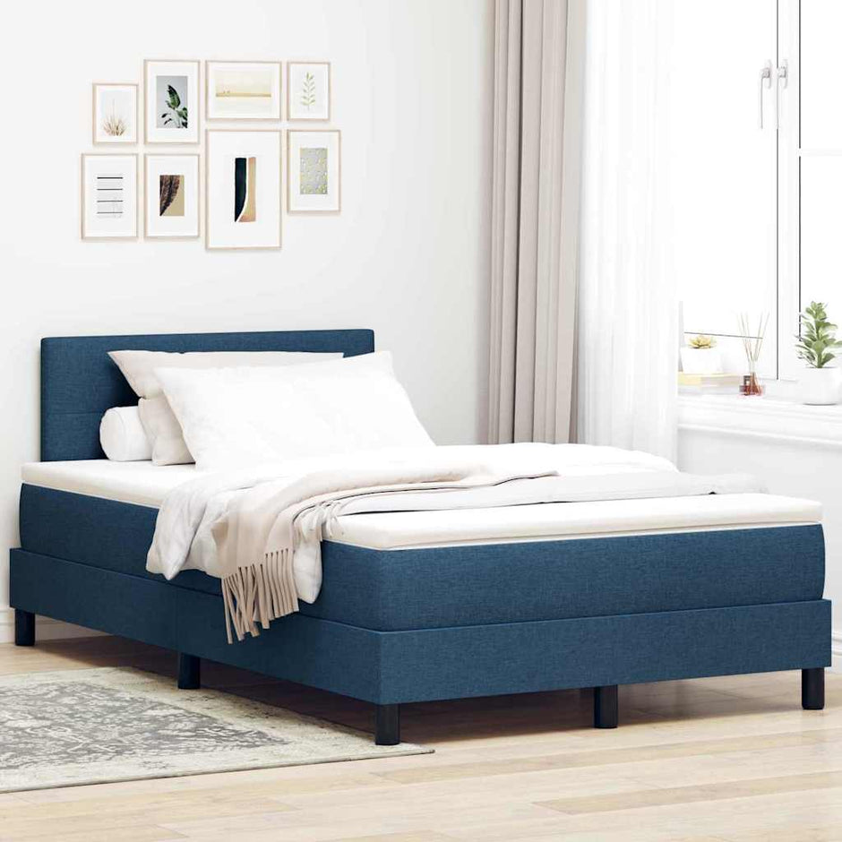 Boxspring Bed Met Led-Stripverlichting Stof