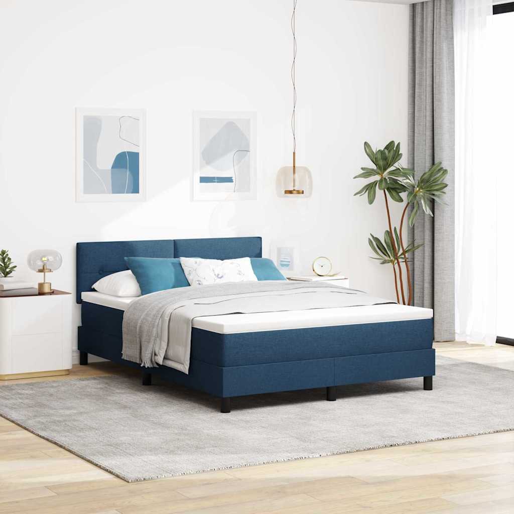 Boxspring Bed Met Led-Stripverlichting Stof