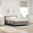 Boxspring Bed Met Led-Stripverlichting Stof