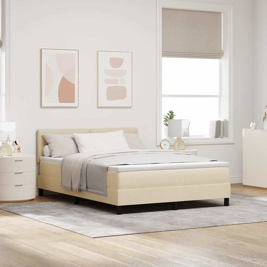 Boxspring Bed Met Led-Stripverlichting Stof