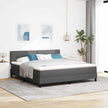 Boxspring Bed Met Led-Stripverlichting Stof