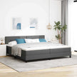 Boxspring Bed Met Led-Stripverlichting Stof