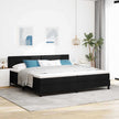Boxspring Bed Met Led-Stripverlichting Stof