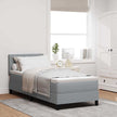 Boxspring Bed Met Led-Stripverlichting Stof