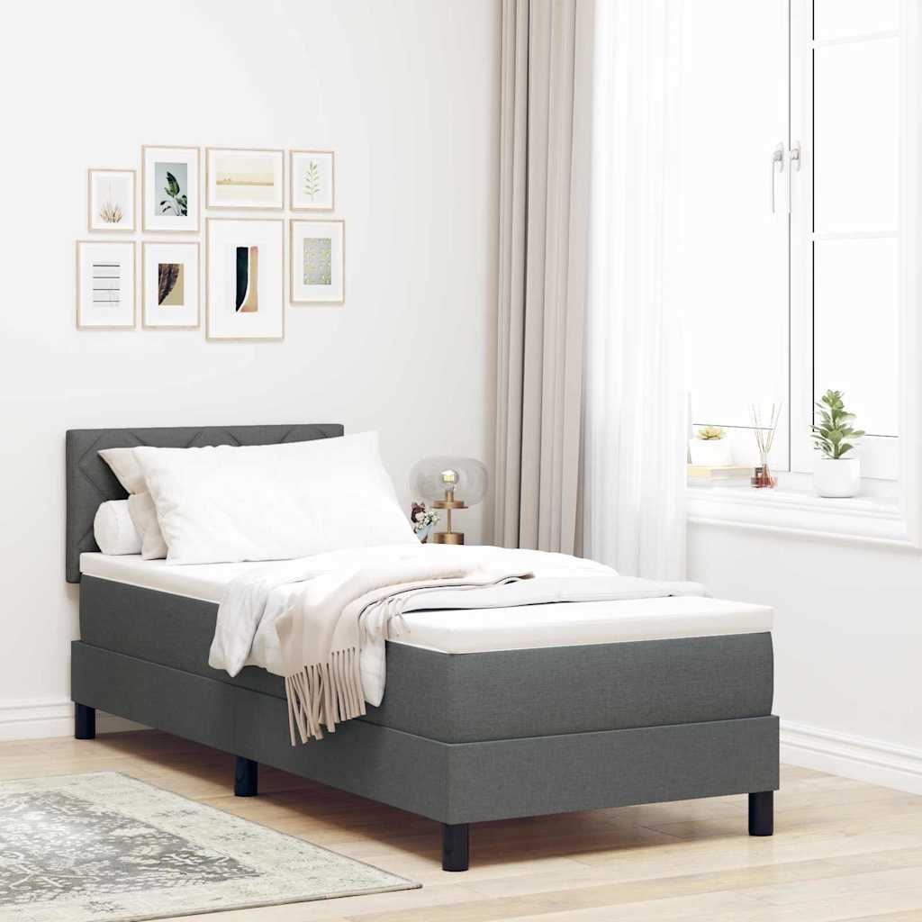 Boxspring Bed Met Led-Stripverlichting Stof