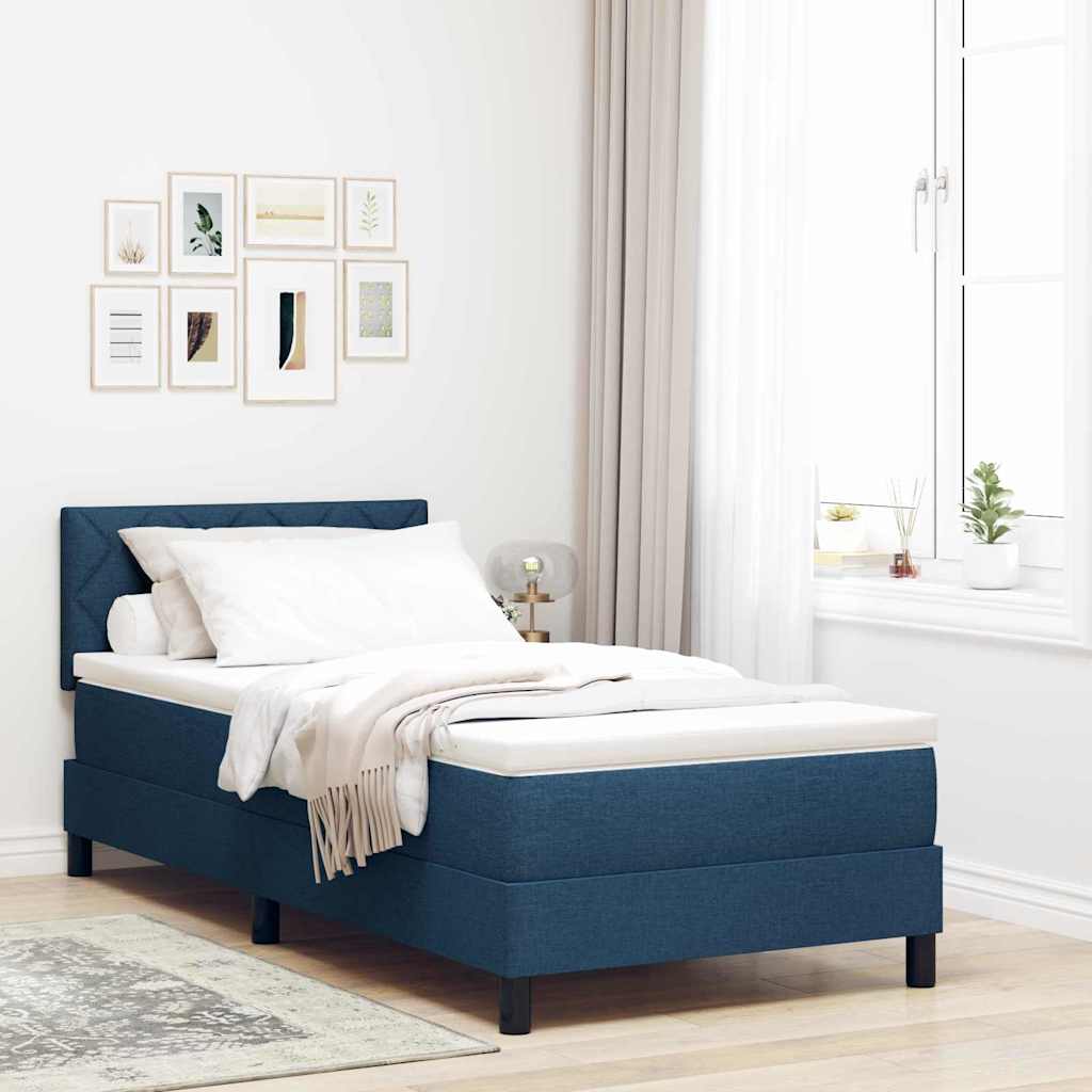 Boxspring Bed Met Led-Stripverlichting Stof