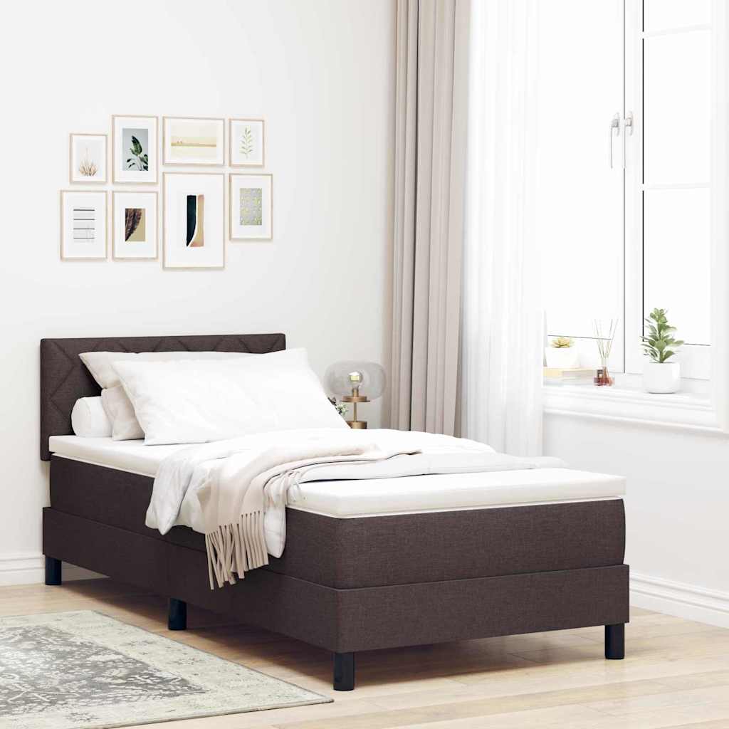 Boxspring Bed Met Led-Stripverlichting Stof