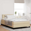 Boxspring Bed Met Led-Stripverlichting Stof