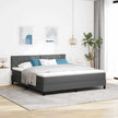 Boxspring Bed Met Led-Stripverlichting Stof