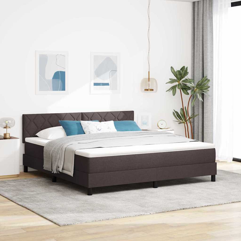 Boxspring Bed Met Led-Stripverlichting Stof